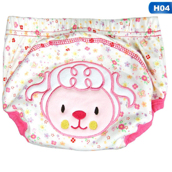 Economy 4 layer cotton Training pants for toilet training babies - Sheep - Small (8-12kgs)