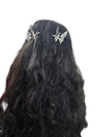 Metallic Fluttering butterfly hairclip