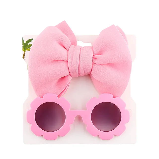 Baby headband and sunglasses combo - solids