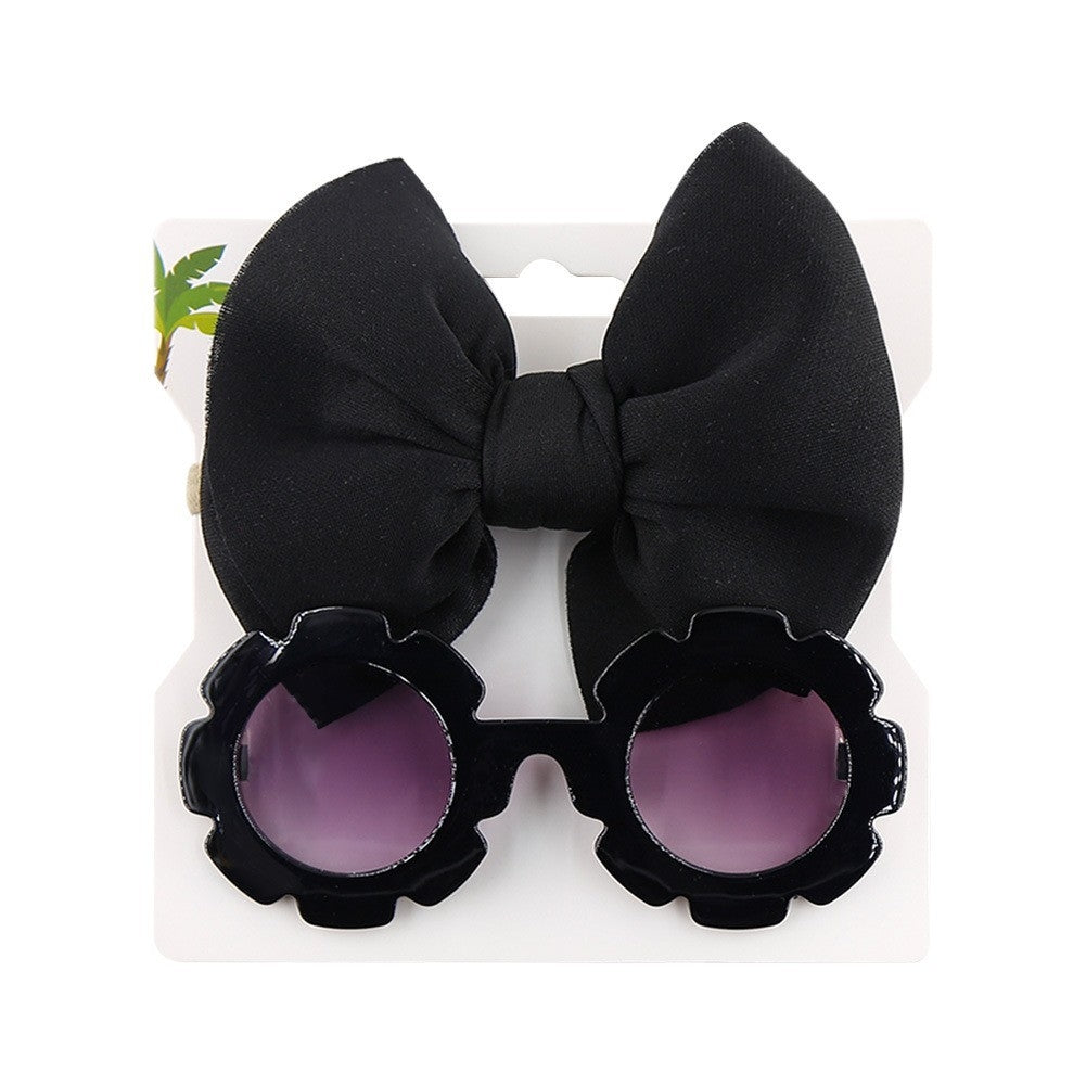 Baby headband and sunglasses combo - solids