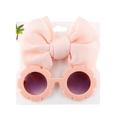 Baby headband and sunglasses combo - solids