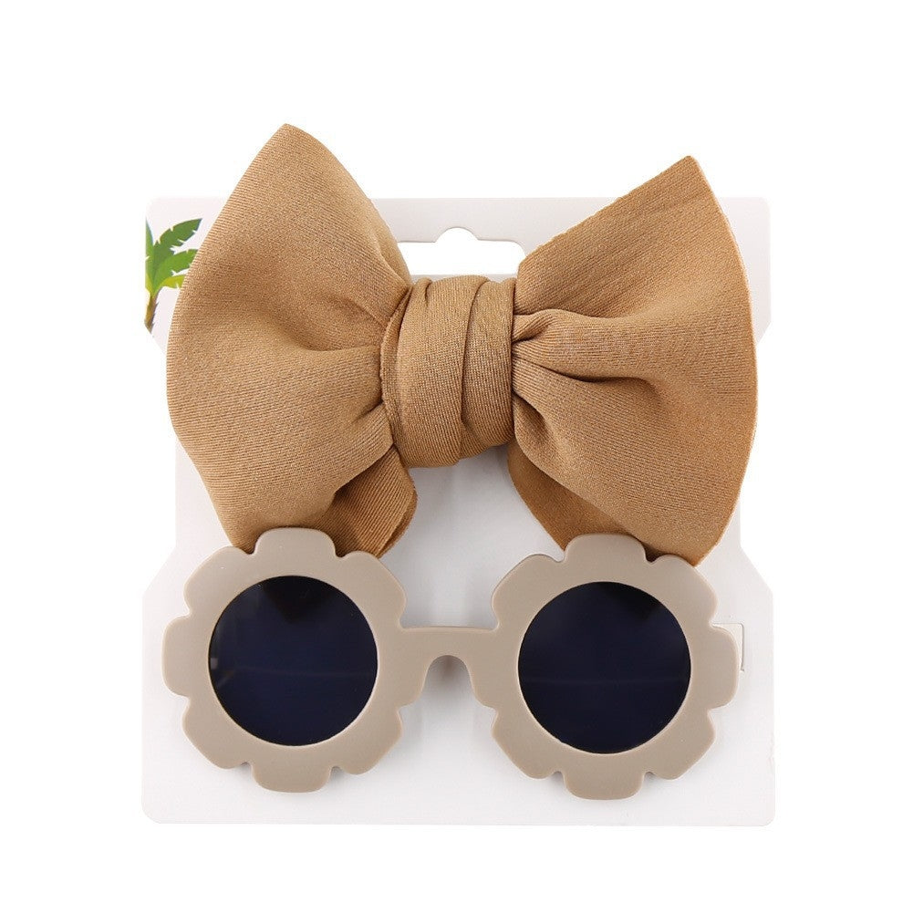 Baby headband and sunglasses combo - solids