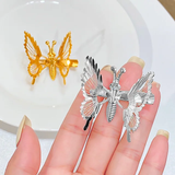 Metallic Fluttering butterfly hairclip