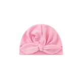 Cotton turban cap with knot