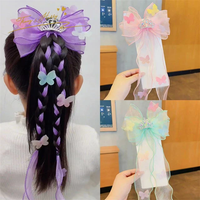 Organza bow- with butterfly