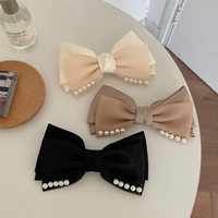 big bow with pearls line