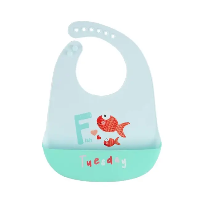 Silicon weaning bib (6m and above)