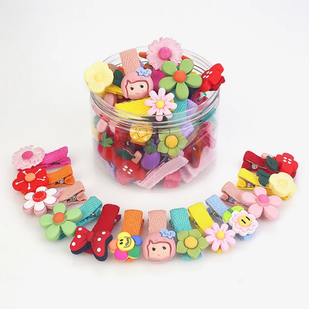 Pack of 25 everyday baby hair clips