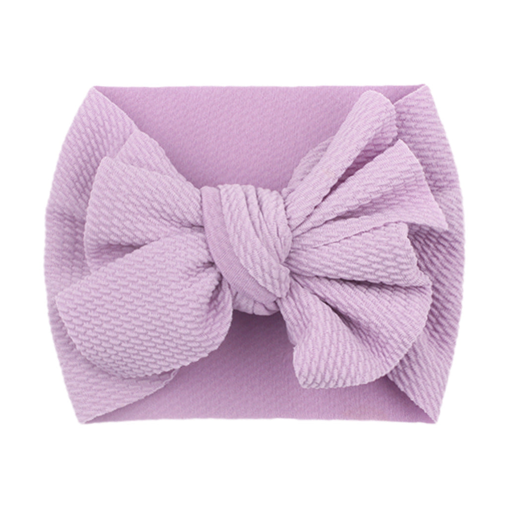 Pret my baby textured broad cloth band with large knot bow