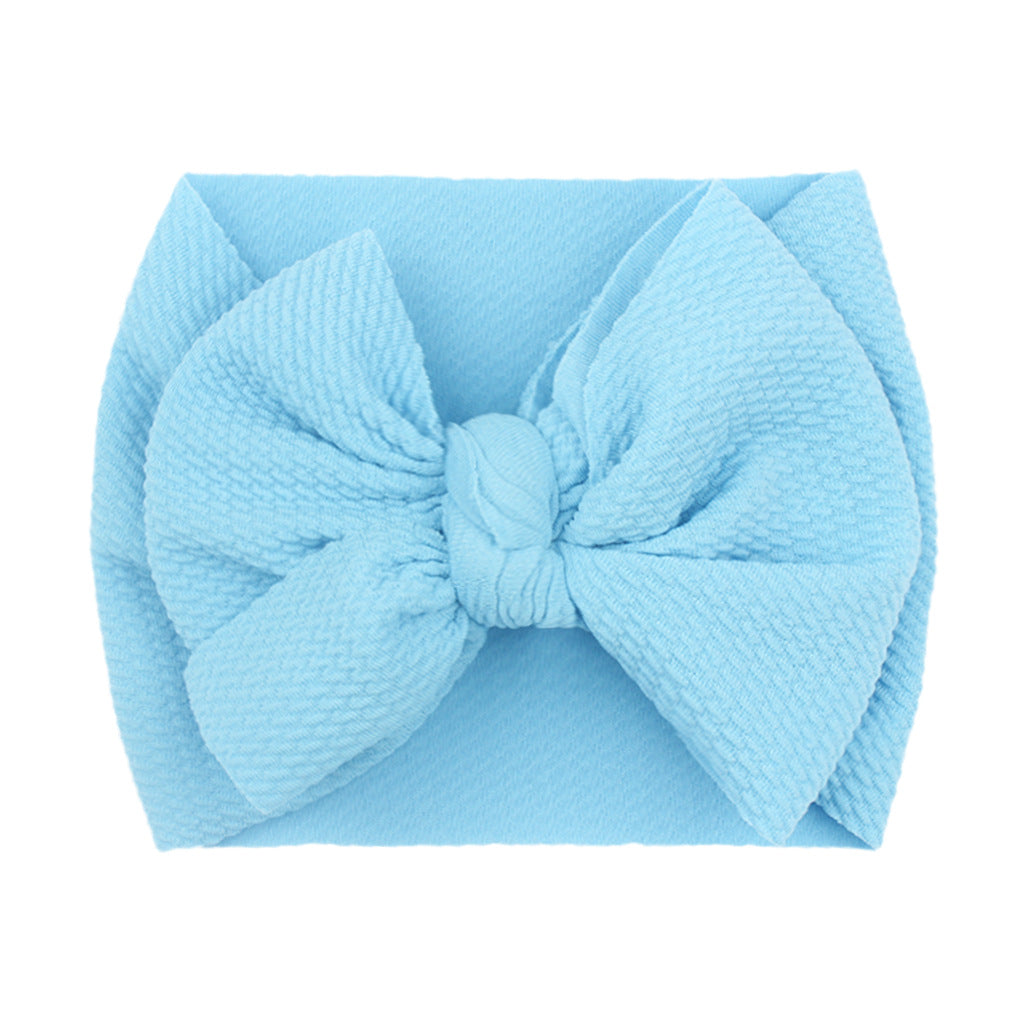 Pret my baby textured broad cloth band with large knot bow