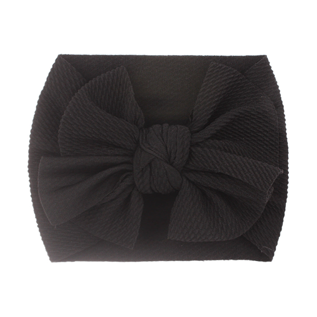 Pret my baby textured broad cloth band with large knot bow