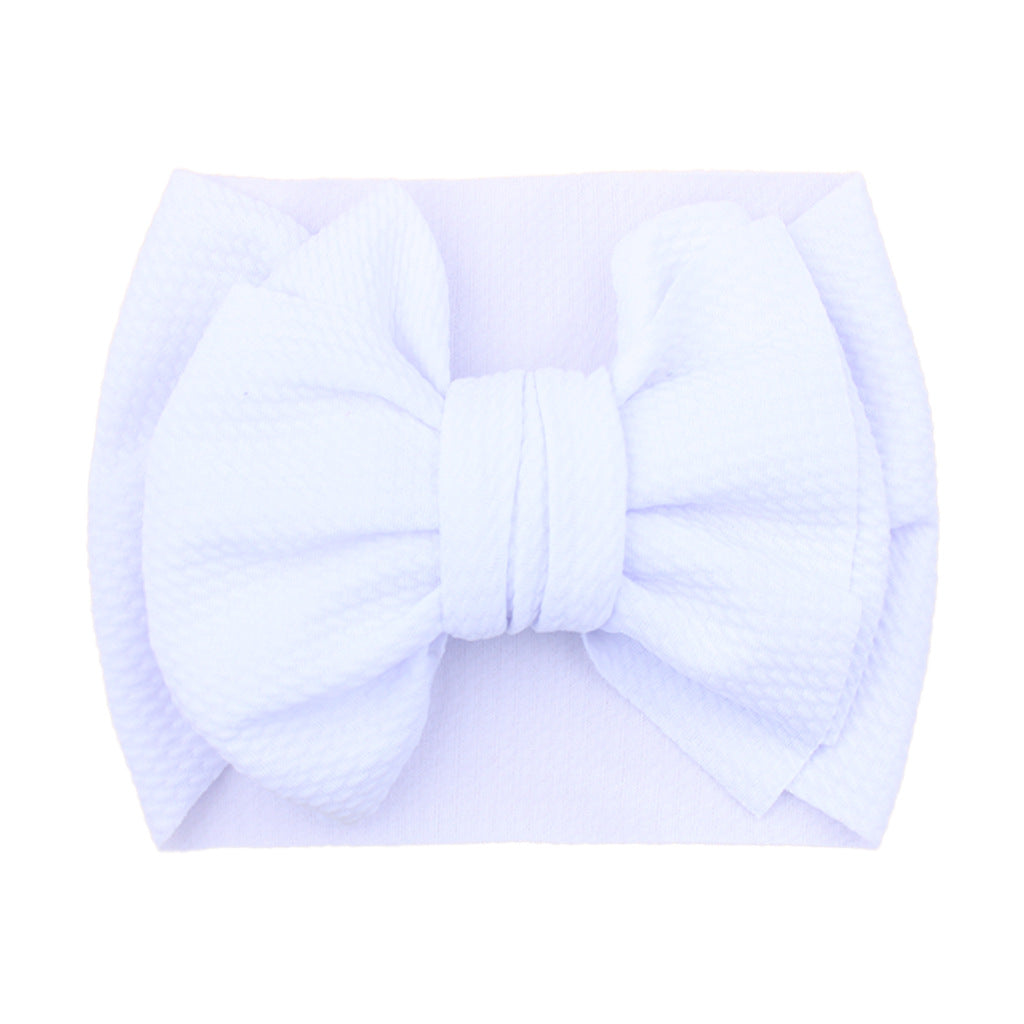 Pret my baby textured broad cloth band with large knot bow