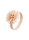 Fascinator large flower with bud baby headband