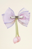 Medium fascinator tulip bow