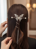 Large butterfly buckle with spiral