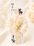 Fascinator large fluff flower baby headband
