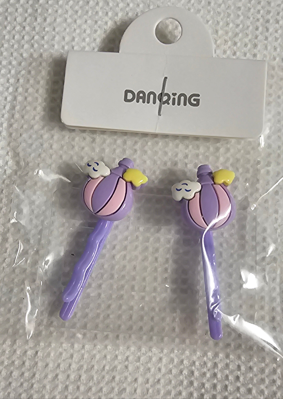 Pair of hot air balloon Bobby pins