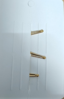 Pack of 3 acrylic kids hairclips