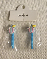 Pair of hot air balloon Bobby pins