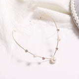 V shape rear hairband