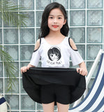 Girls swim dress with inbuilt shorts