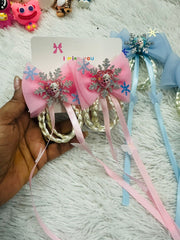 Pair of Elsa bow