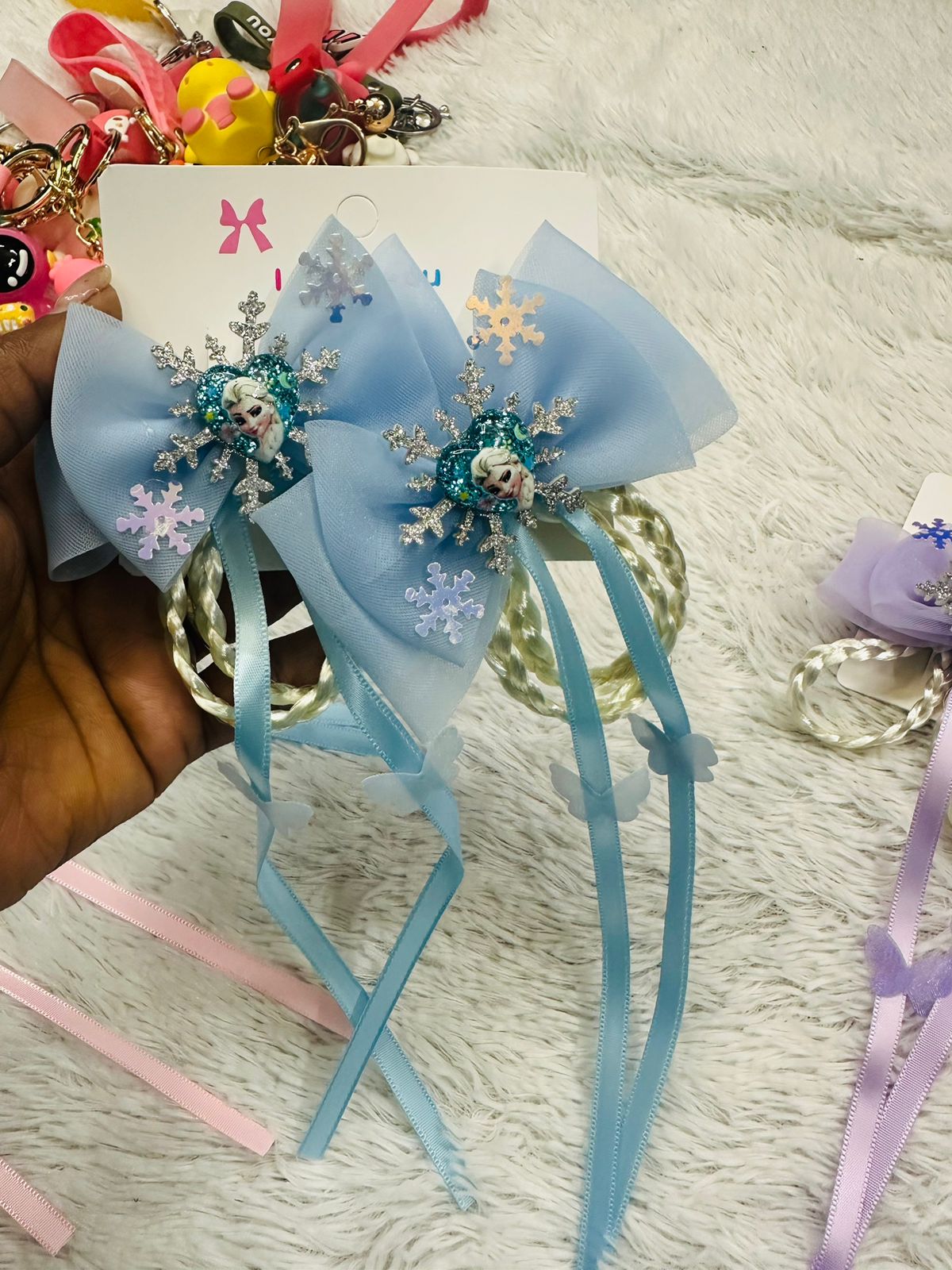 Pair of Elsa bow