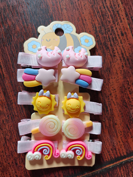 Pack of 10 everyday baby hairclips -3