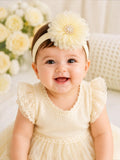 Fascinator large ombre flower baby headband