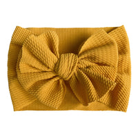 Pret my baby textured broad cloth band with large knot bow