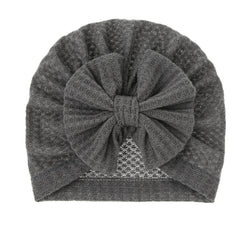 Waffle turban with large bow