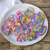 Pack of 50 everyday multicolour hair ties