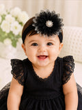 Fascinator large ombre flower baby headband