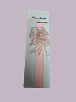 Partywear fascinator rose baby headband