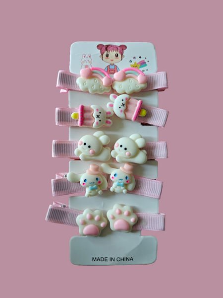 Pack of 10 everyday baby hairclips - 8