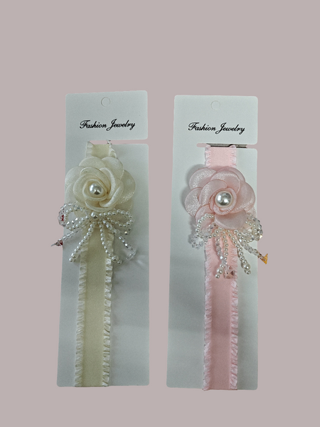 Partywear fascinator rose baby headband