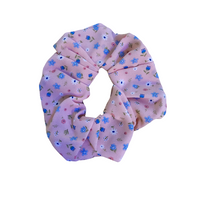 Small flowers print scrunchies