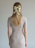 Large fascinator tulip bow