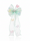 Organza fascinator bow- with butterfly