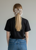 Pattern bow with rhinestone bunny fascinator hairclip