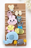 pretmybaby pack of 10 soft stretchable baby headbands featuring cute animal and floral appliques for newborns
