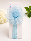 Fascinator large flower with bud baby headband