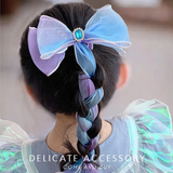 Ombre bow with gemstone