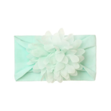 Soft cotton everyday baby headband large flower