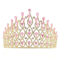 Faux gemstone grand crown
