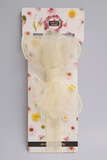 Soft cotton everyday baby headband defined bow