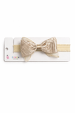 Fascinator classic texture bow baby headband