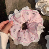 Kitty lace scrunchies (set of 3)