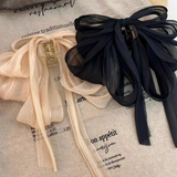 Statement multi layer bow clutcher