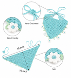 Premium crochet bandana scarf band